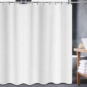 Avalon Shower Curtain, White extra-long 70x84” NWT